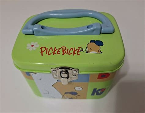 sanrio pickle bicke metal box|995 Sanrio Picke Bicke Tin Lunch Box Original .